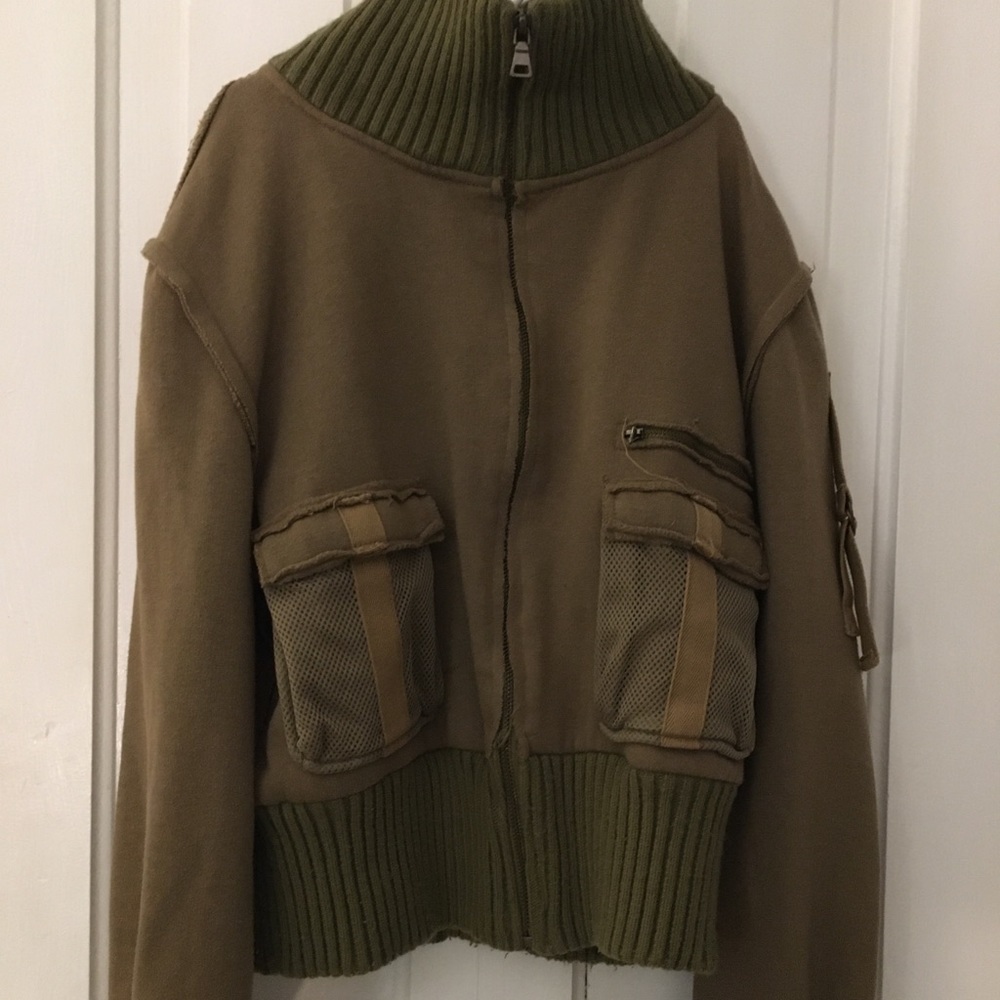 army green utility jacket